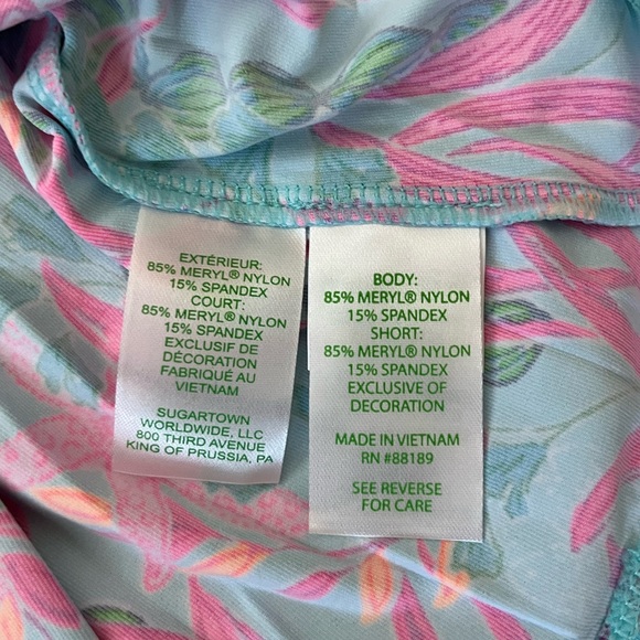 {Lilly Pulitzer} Luxletic® Annora Skort in Multi Seaweed Samba - Women’s Medium - Picture 13 of 15